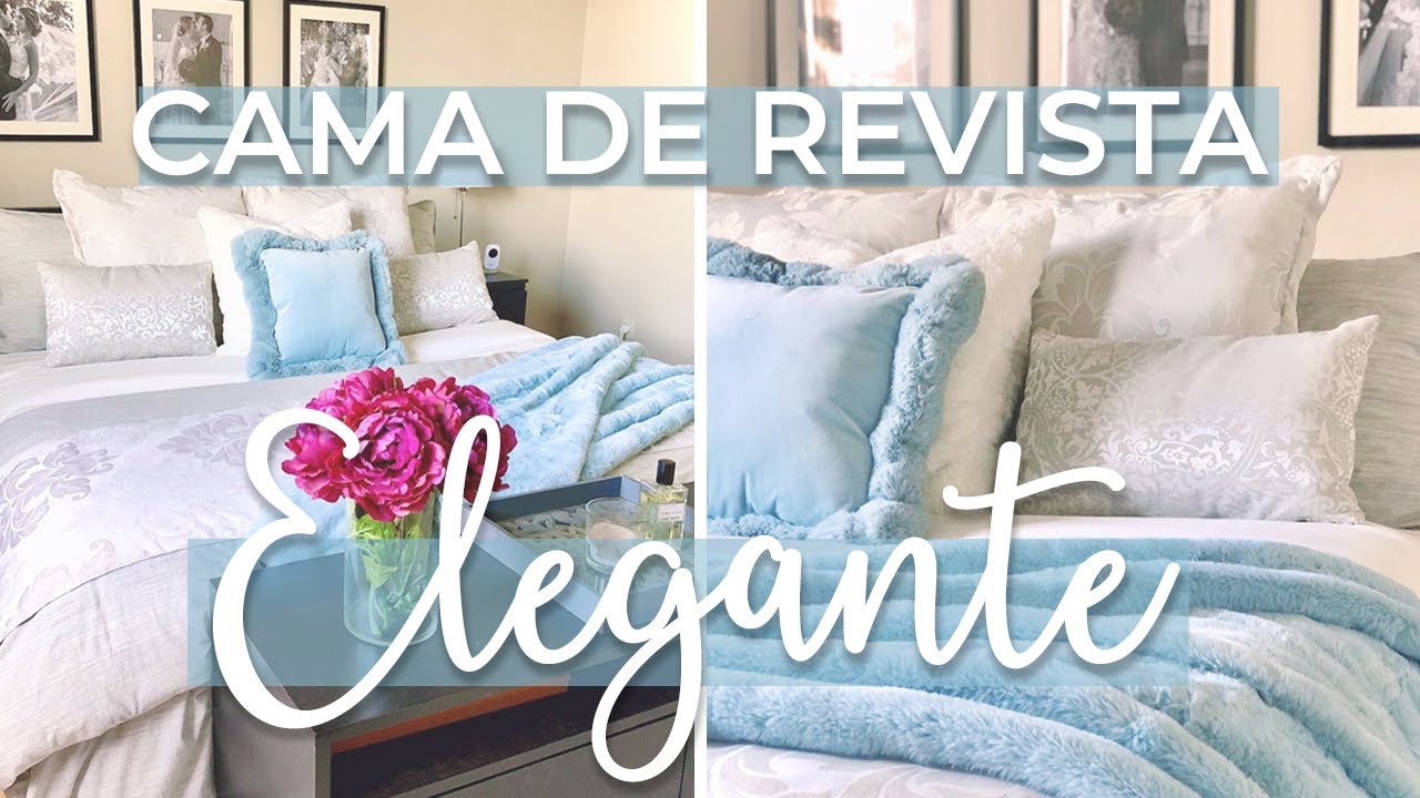 DECORACIÓN DE CAMA ELEGANTE (con POCO PRESUPUESTO) // ROOM TRANSFORMATION | BEDROOM MAKEOVER