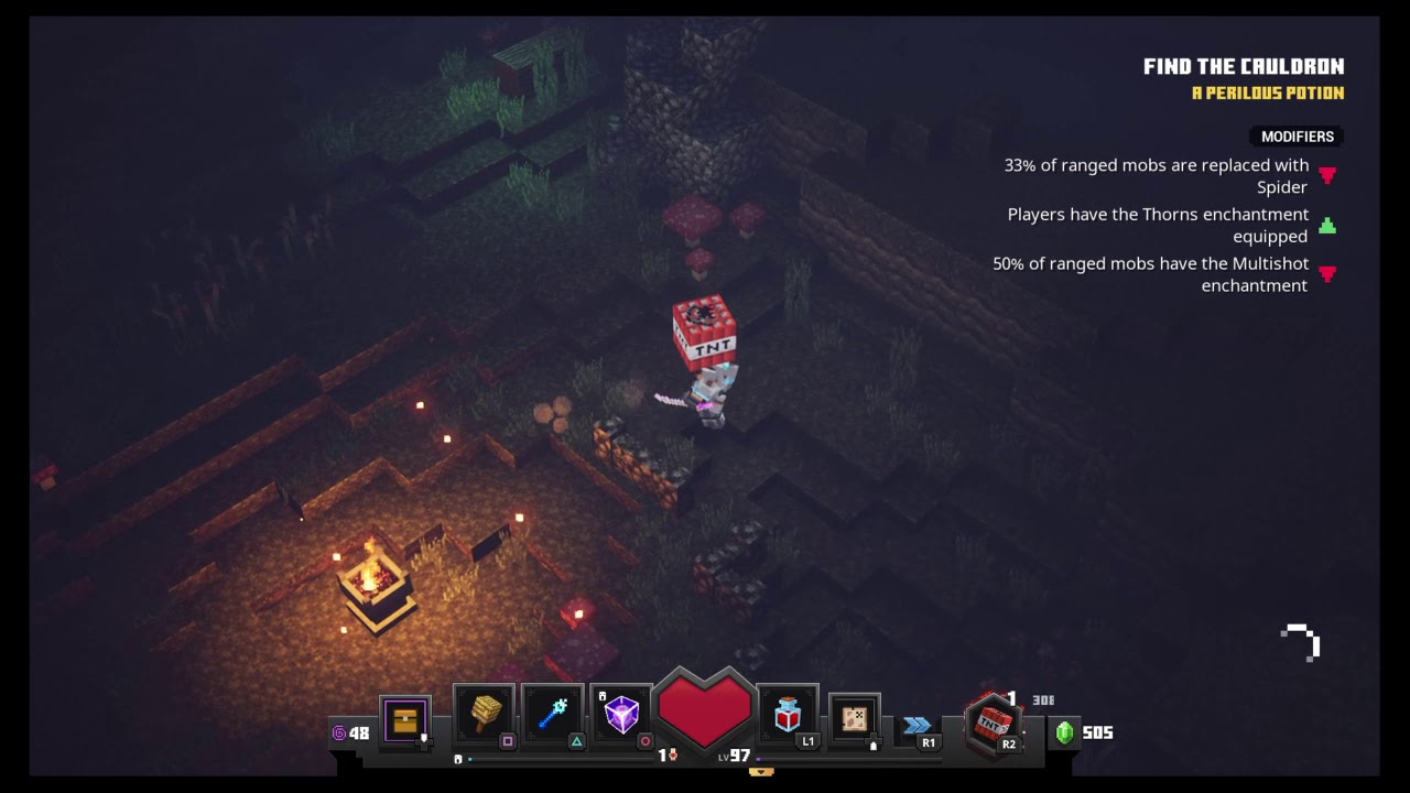 Minecraft dungeons HALLOWEEN EVENT gameplay