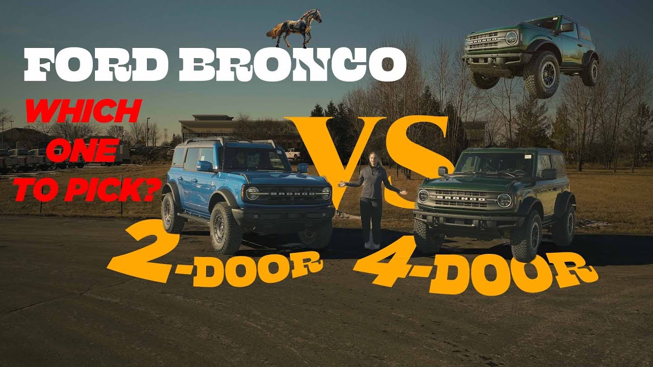 Which Bronco is Best? The 2-Door vs. 4-Door Debate!