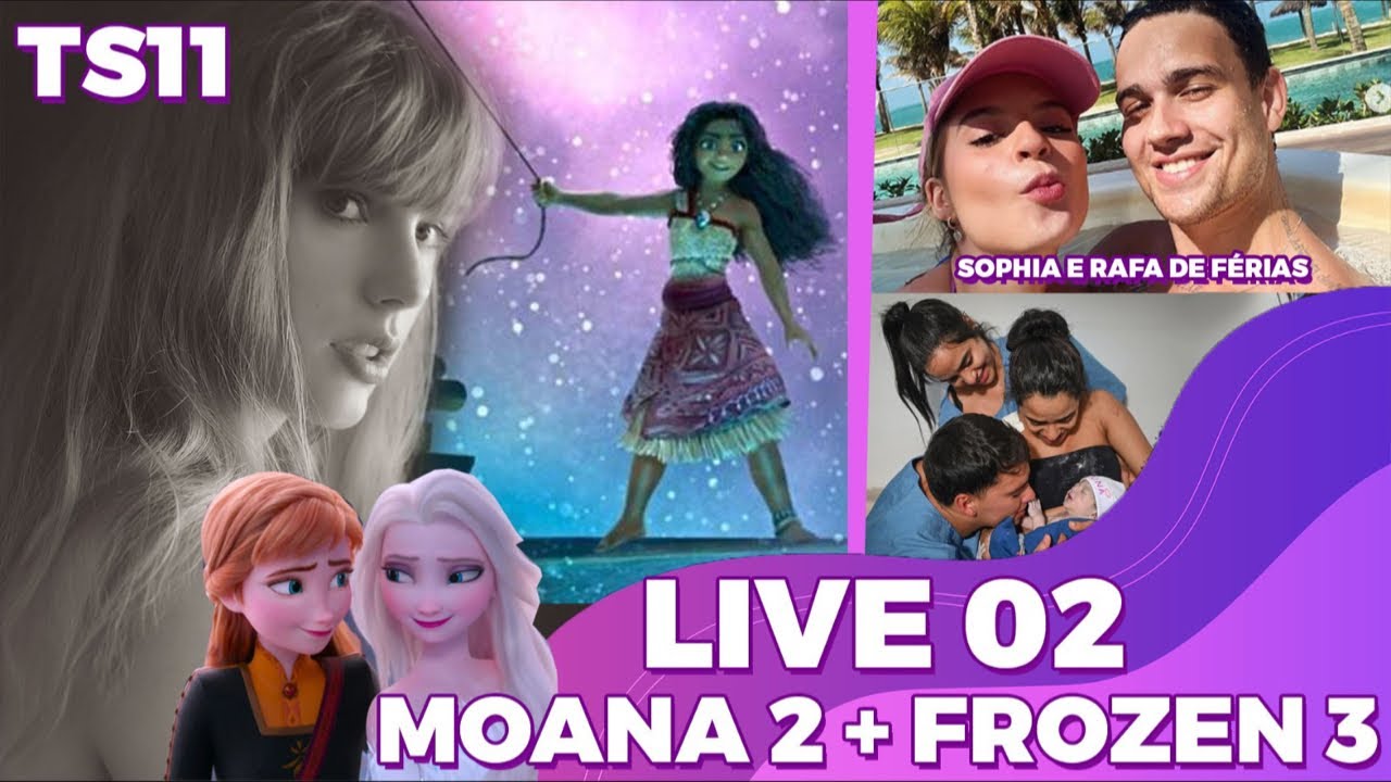 M LIVE 02 | SOPHIA VALVERDE DE FÉRIAS COM RAFA ALMEIDA + MOANA 2 ESSE ANO…