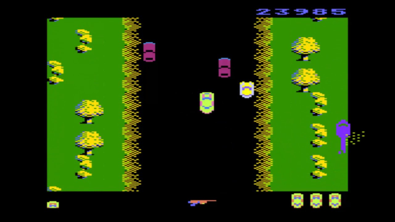 Spy Hunter Atari 8 BIT Score 51325