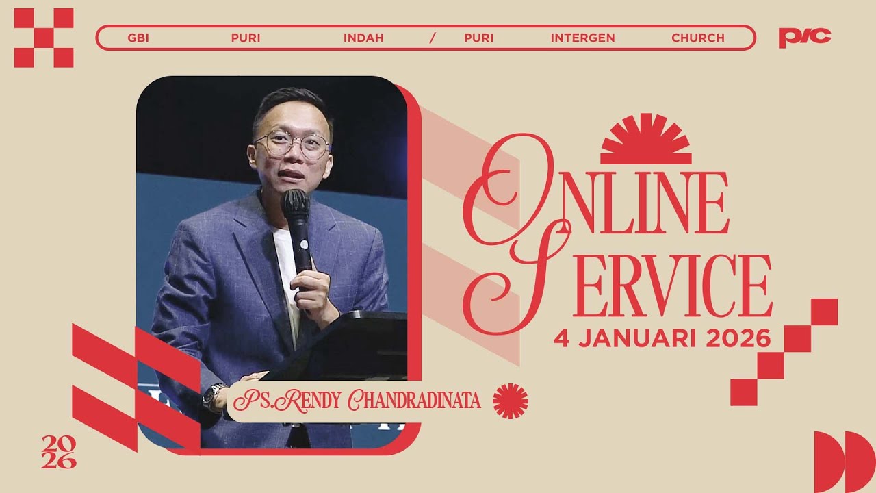 Ps.Rendy Chandradinata - Ibadah yang Sejati // Online Service 4 Januari 2026