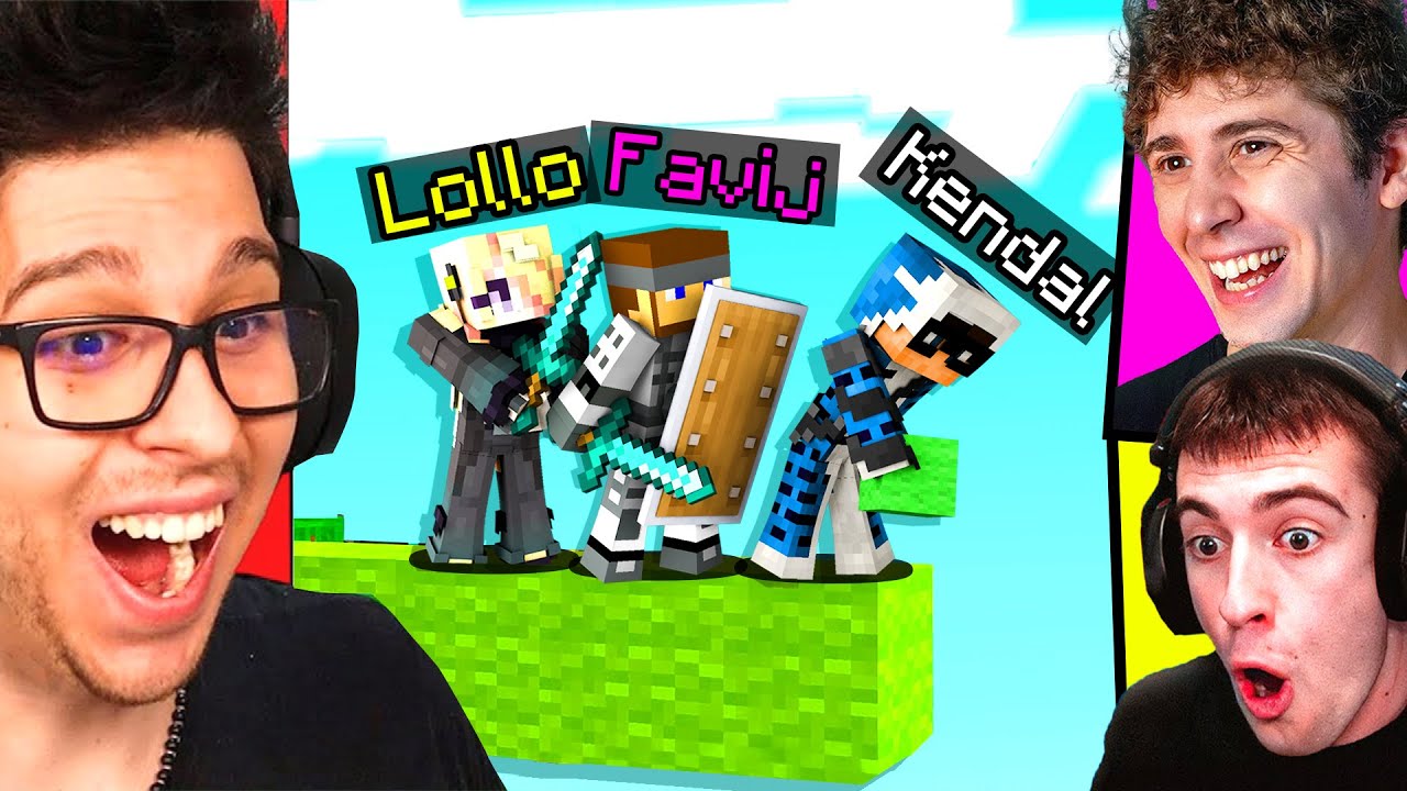 KENDAL, LOLLO e FAVIJ NELLE BEDWARS - MINECRAFT ITA