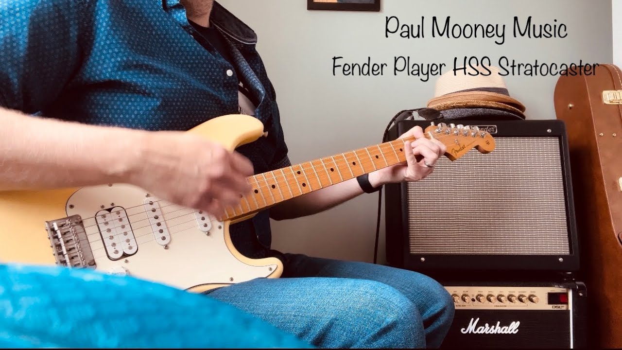 Fender Player HSS Stratocaster (clean tones)