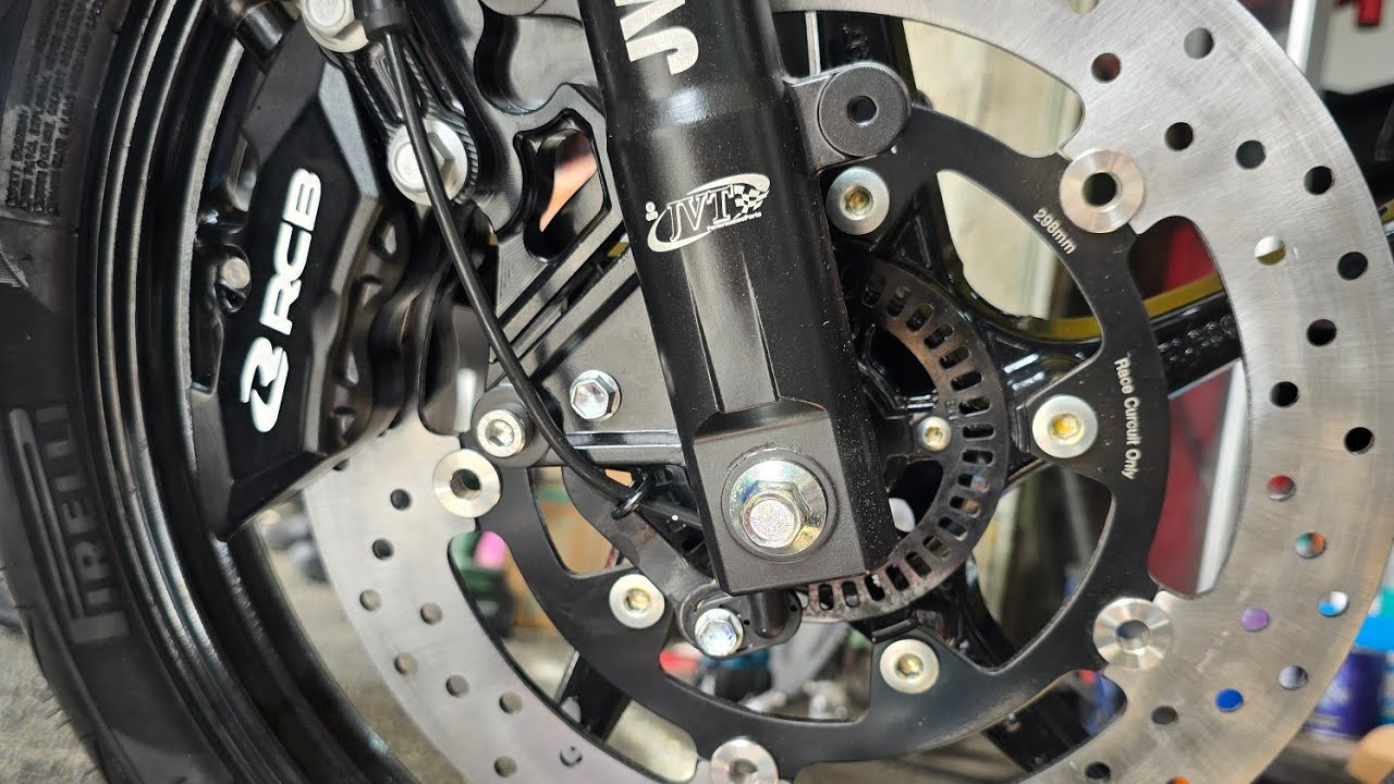 Yamaha Sniper 155 ABS to JVT suspension conversion.