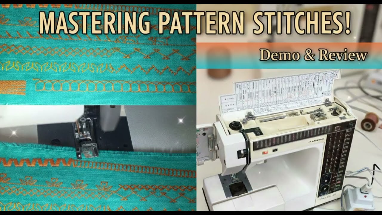 Amazing Embroidery Designs Made on Janome Machine | Patterns Mode ||