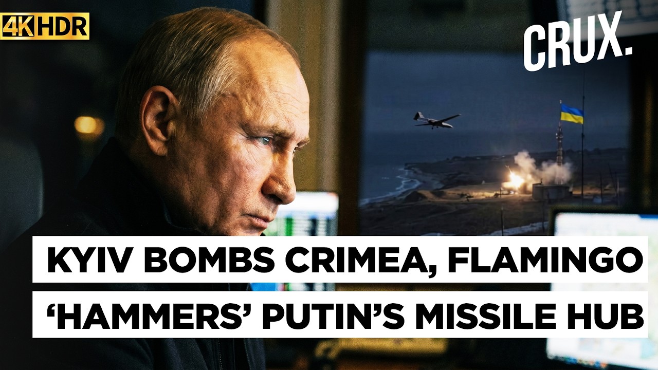 &lsquo;Intense' Ukrainian Strikes Trigger Emergency in Crimea, Flamingo 'hammers' Putin's Missile Hub |4K