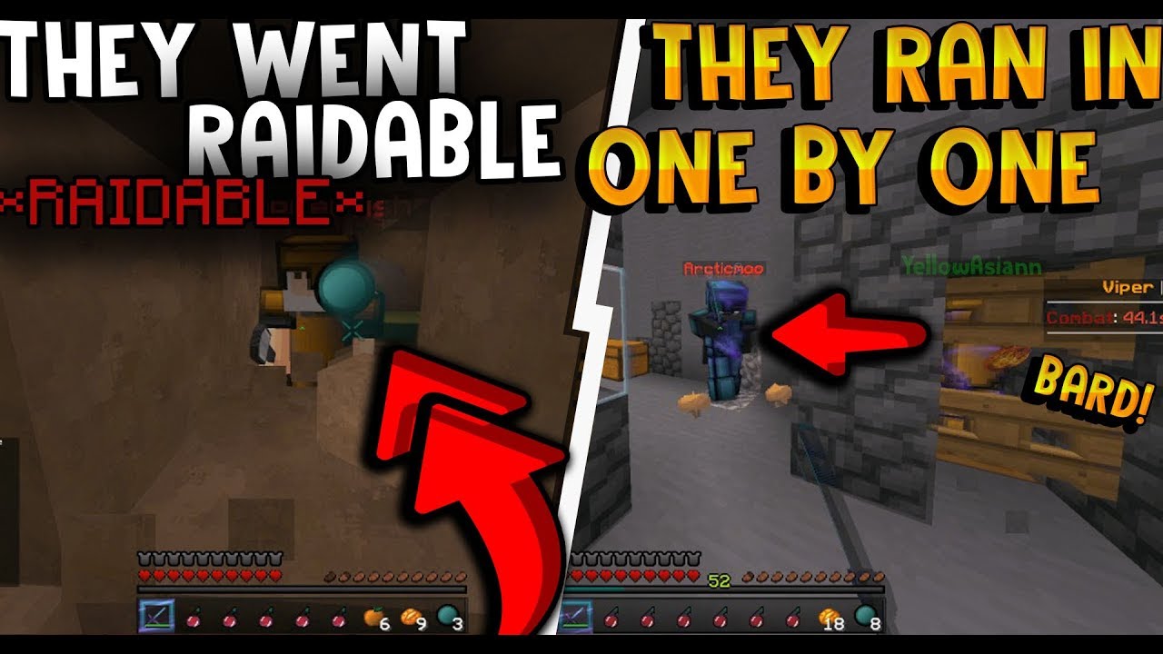 THEY WENT RAIDABLE + THEY RAN IN 1 BY 1 | Vipermc Royal *RANK GIVEAWAY*