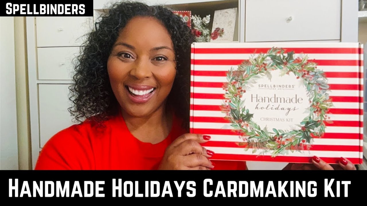 Handmade Holidays Mega Cardmaking Kit & 7 Cards! | Spellbinders #teamspellbinders #neverstopmaking