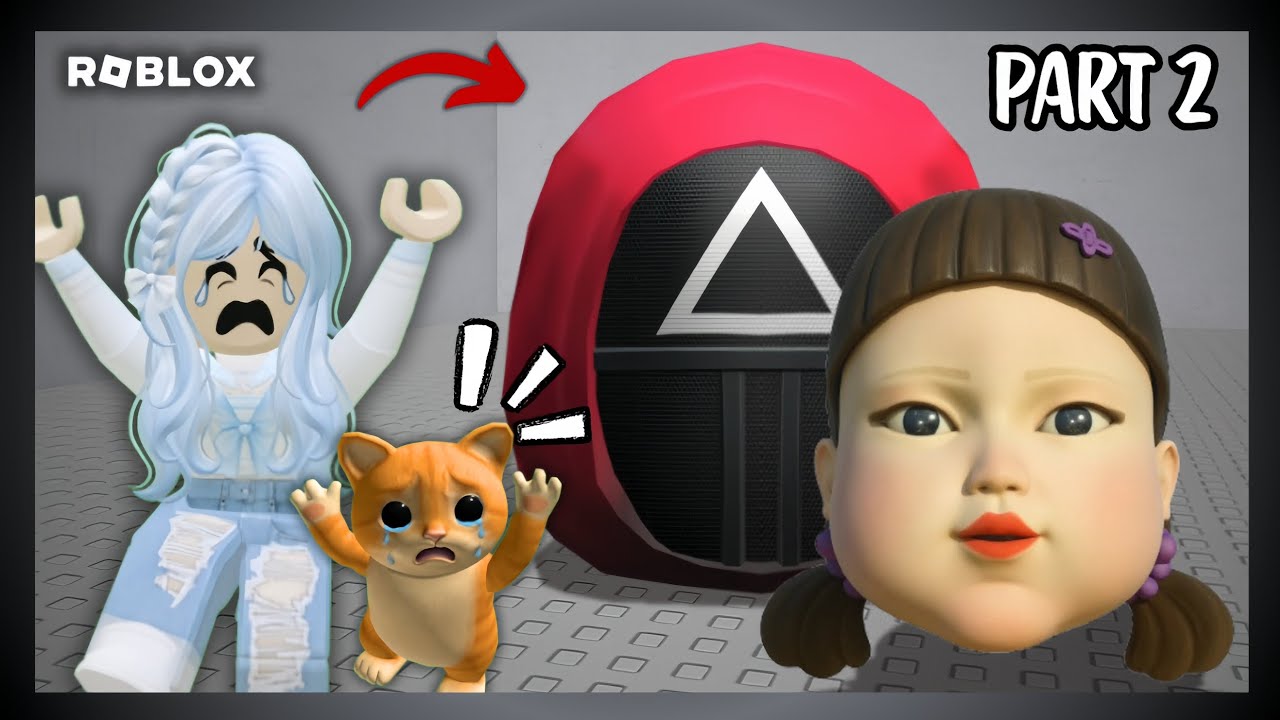TOLONG!! AKU DAN BULUK DIKEJAR KEPALA SQUIDGAME! 😱 PART 2 | ROBLOX INDONESIA