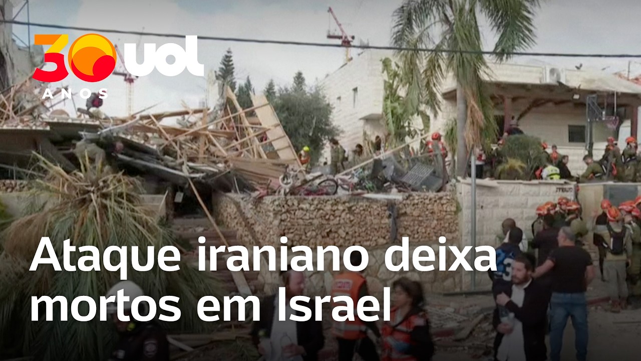 Ataque do Irã a cidade em Israel deixa mortos e feridos; veja vídeo