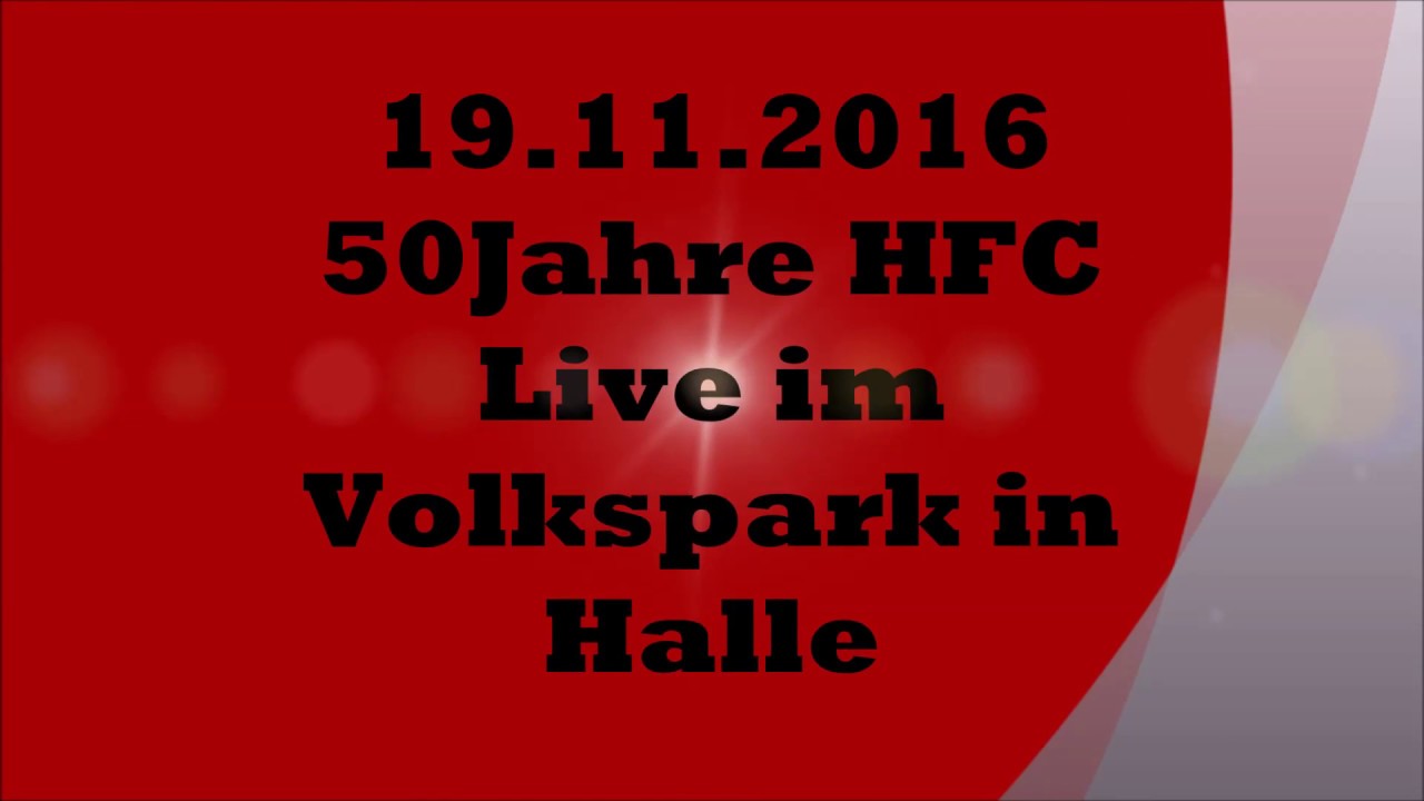 HFC Hymne, PADRoxxx live 19.11.16 Volkspark 50Jahre HFC