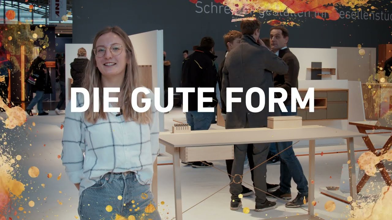 Die Gute Form 2022 / Bayern – Preisträgerin Selina Haas – Schreiner gestalten ihr Gesellenstück