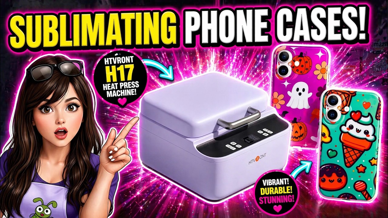 NEW HTVRONT H17 Phone Case Heat Press &ndash; Game Changer for Sublimation!