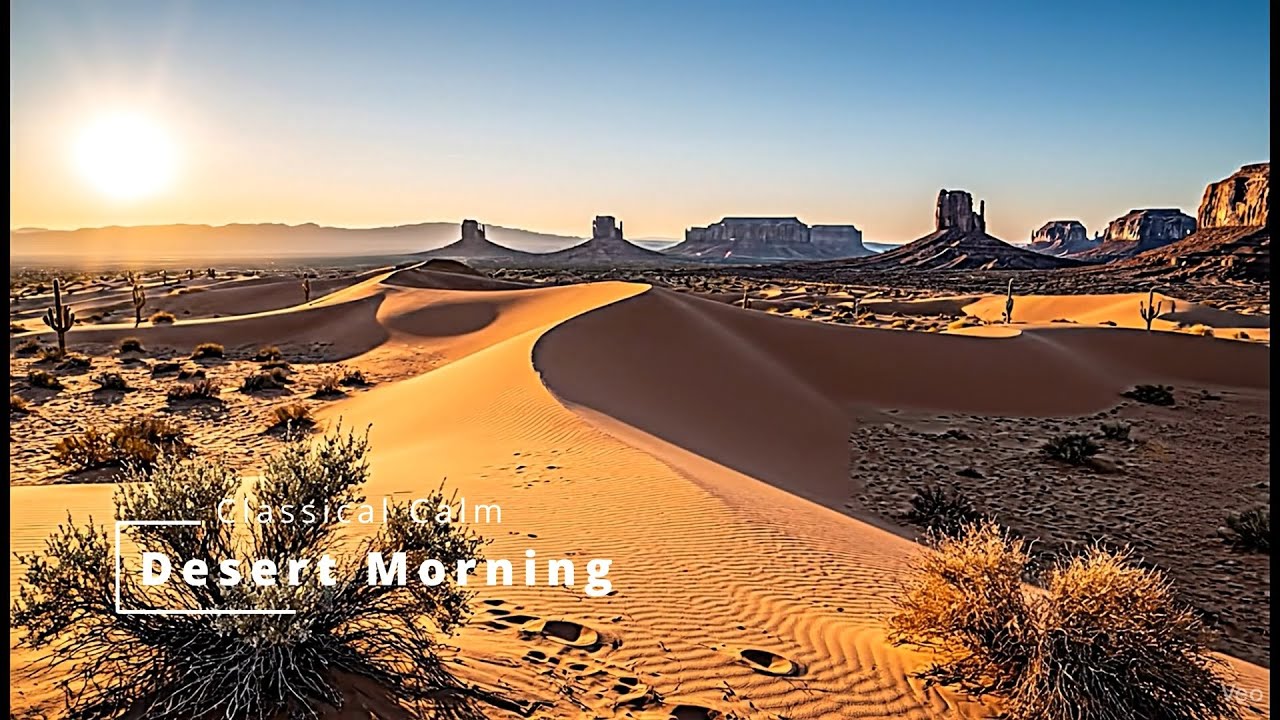 Desert Morning - Calm, Relaxing, Classical-Inspired Music for Work or Study