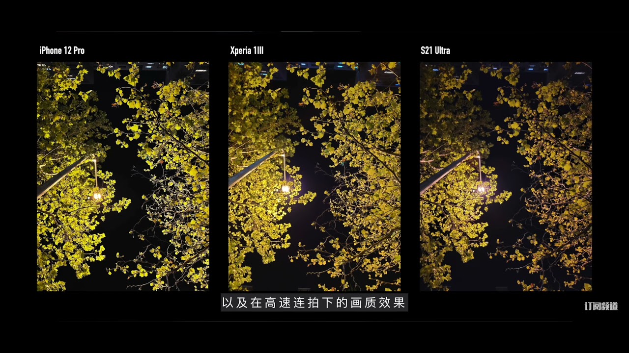 Xperia 1 III vs Galaxy S21 Ultra vs IPhone 12 Pro- camera comparison