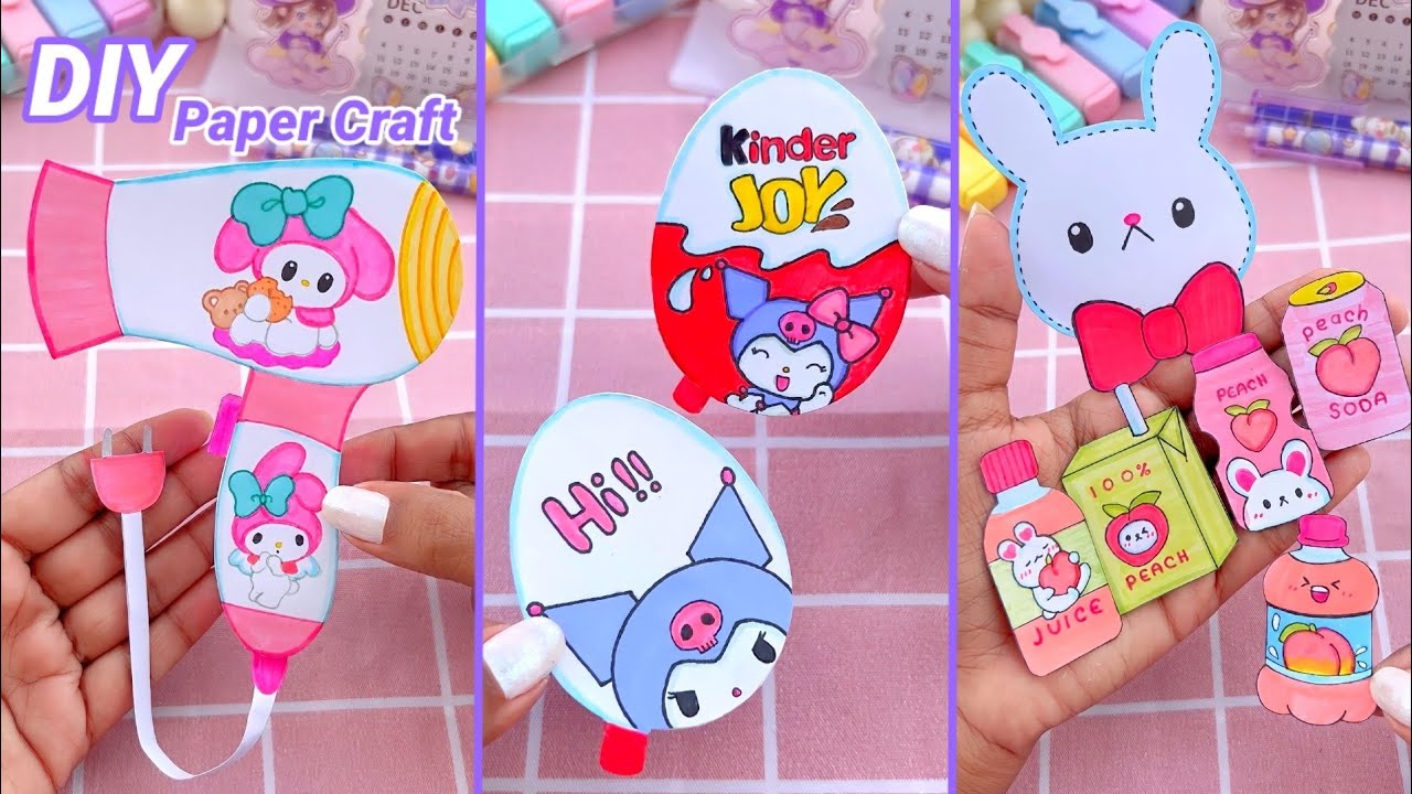 Easy Craft Ideas / DIY Miniature Crafts Idea / school hacks / paper craft / how to make / mini craft