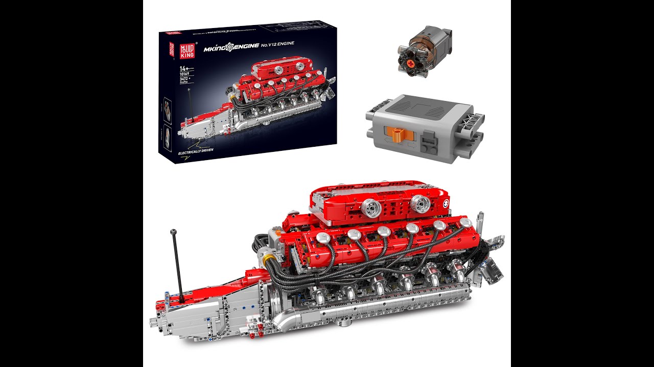 Mould King 10169 V12 ENGINE