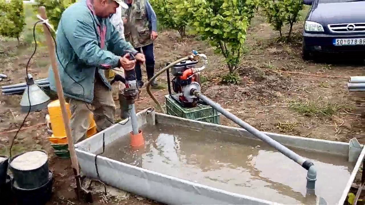 Busenje bunara Busilicom,lesnici