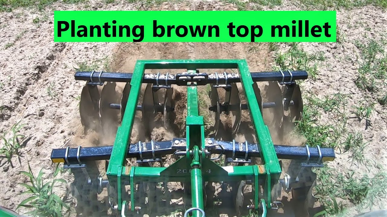 #147 Посадка коричневого проса для голубя! John Deere 4066R