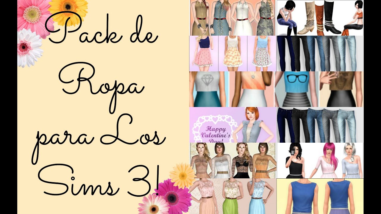 Descargar Pack de ropa - Los Sims 3