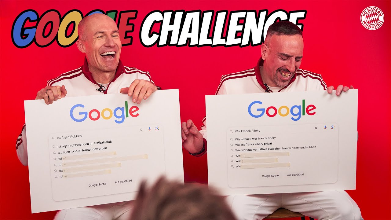 Who is faster: Robben or Ribéry? 😅 | Google Autocomplete Challenge with 
