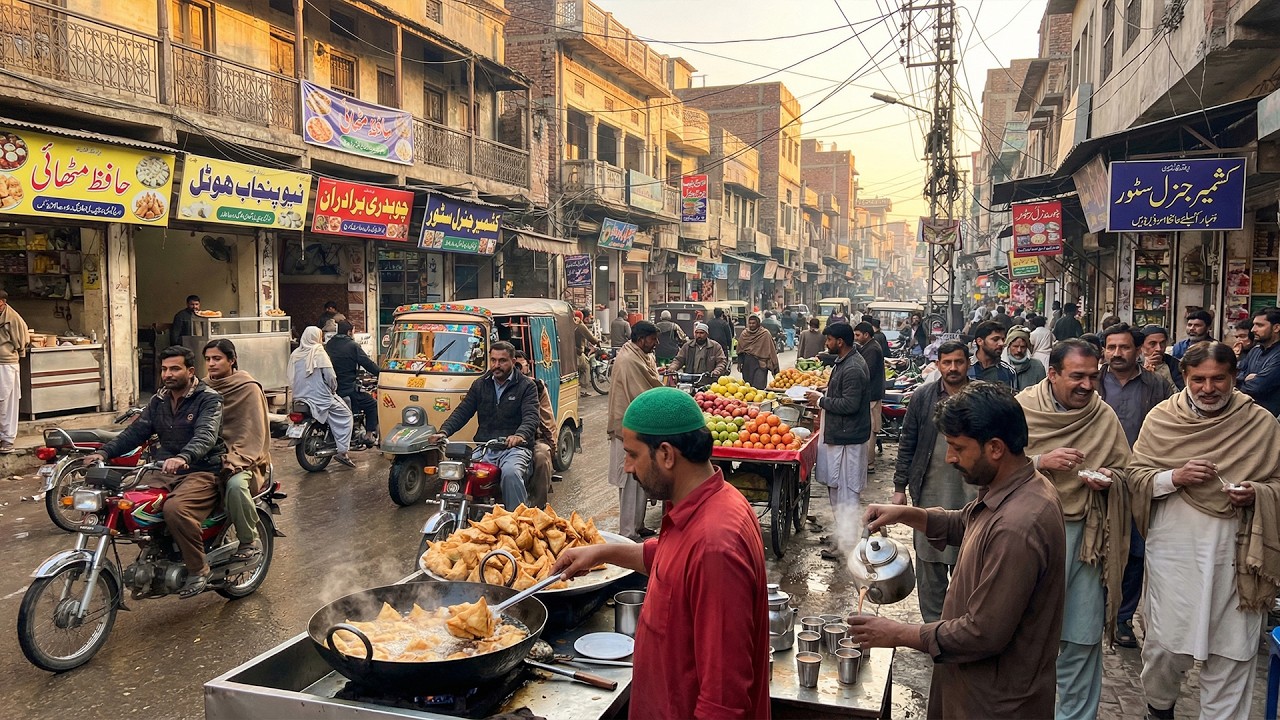 Pakistan’s REAL Street Life – Mazang Road Breakfast & Chaos