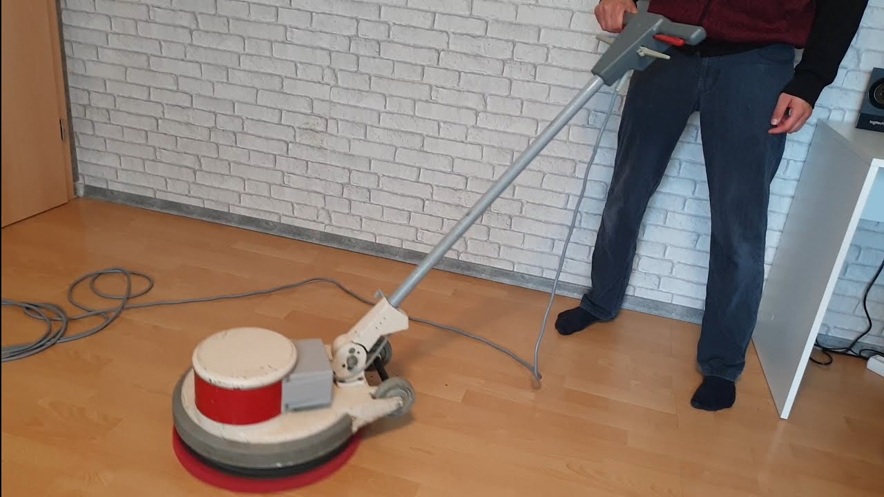 Einscheibenmaschine bedienen