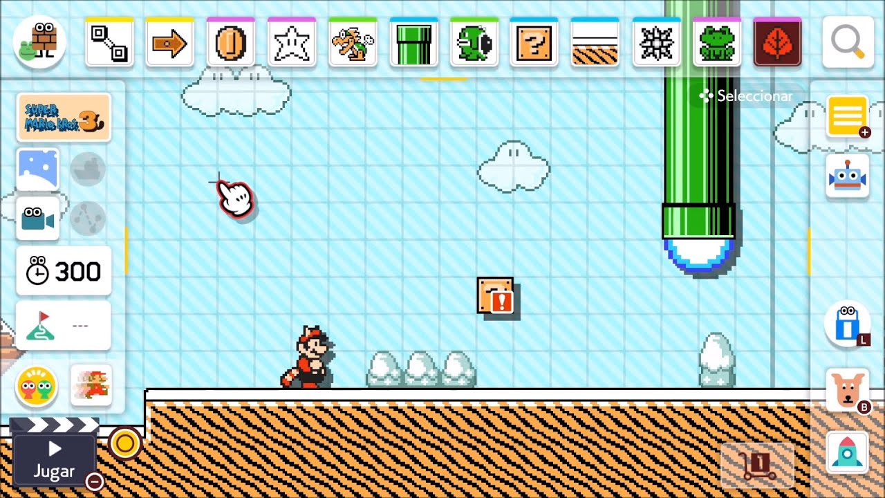 SUPER MARIO MAKER 2 / Editor de niveles de Nintendo Switch | El reto de la bola de nieve