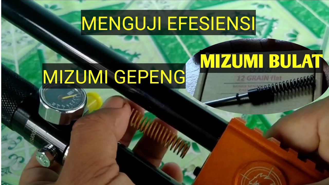 Perbandingan dan Tes per mizumi bulat dengan mizumi gepeng di chamber NHX Reborn