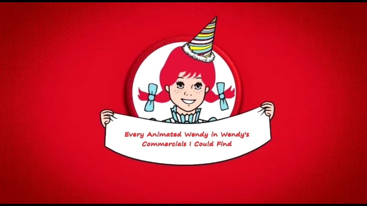 Every Animated Wendy in Wendy's Commercials I Could Find (Compilation) (HD)