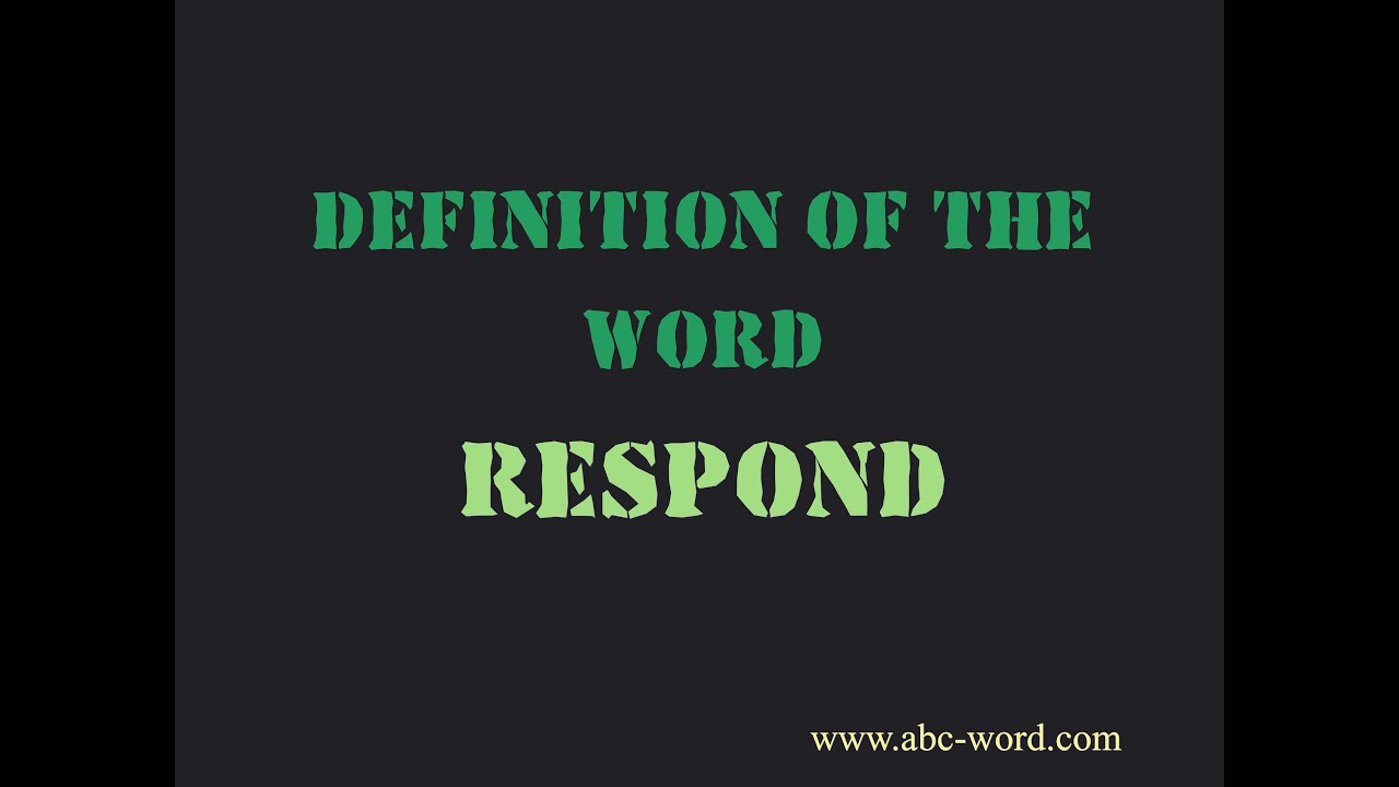 Definition of the word 