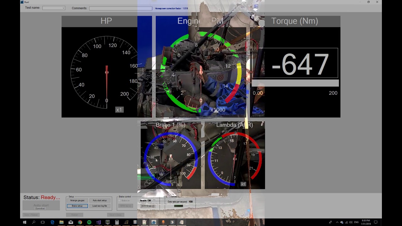 Moment of Inertia measurement using YourDyno