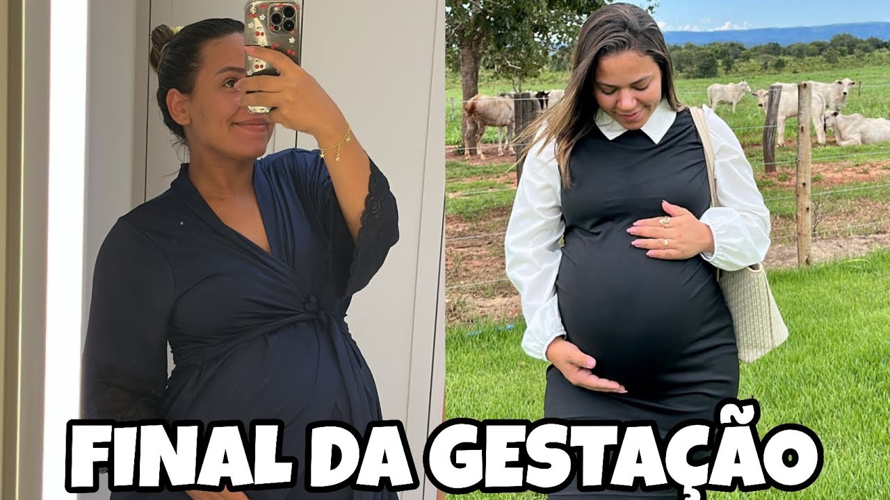 BRUNA LOHAINE MOSTRA ROTINA COMPLETA GRÁVIDA DE 8 MESES