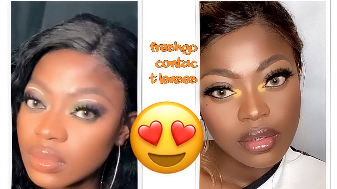 😍😍ALIEXPRESS FRESHGO CONTACT LENSES  TRYON. Hidrocor Contact Lenses. Solotica Dupes
