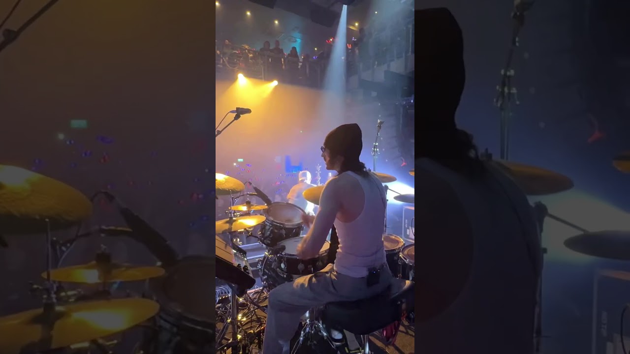VOIL&Agrave; - &ldquo;Vogue&rdquo; Drum Cam Live at O2 Islington Academy #shorts #drums