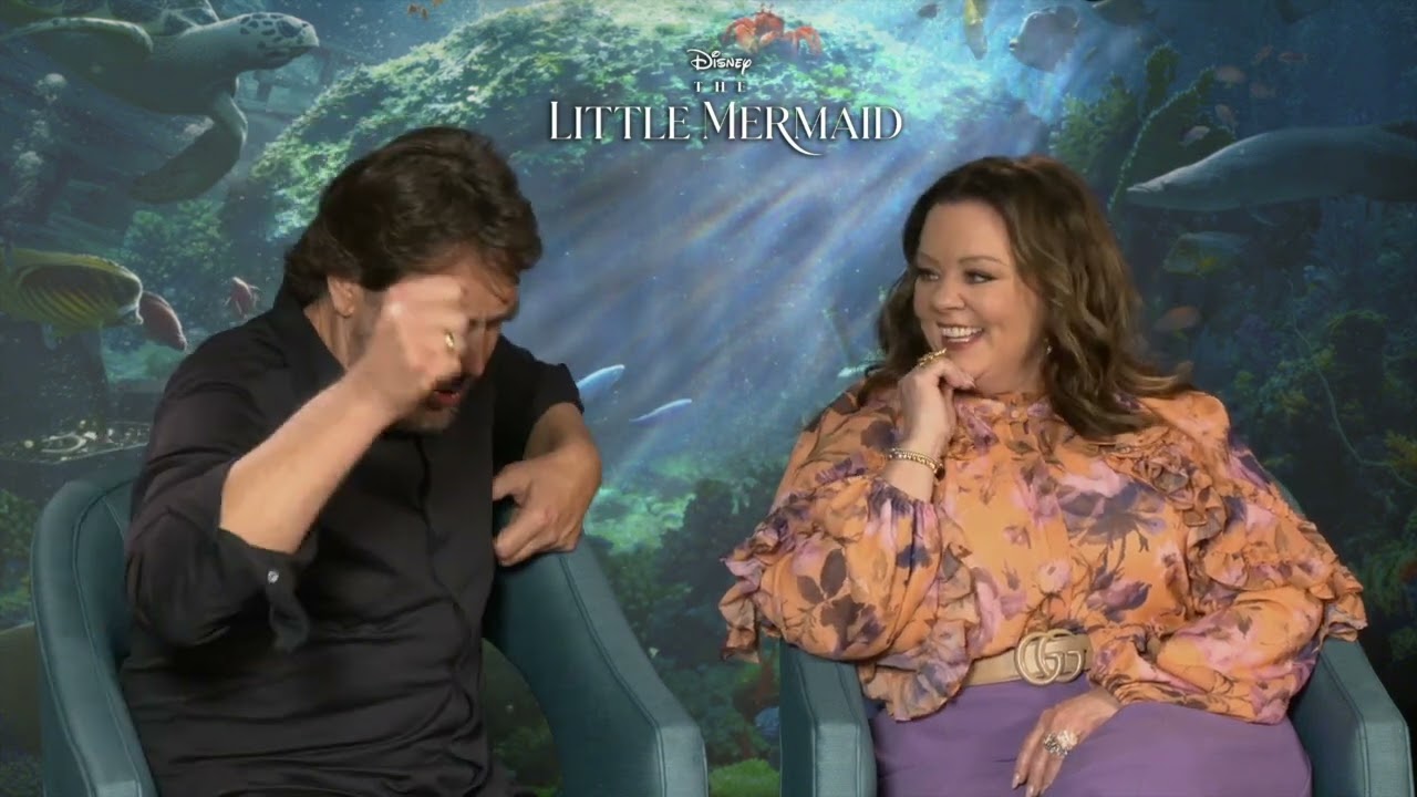 Melissa McCarthy and Javier Bardem Share How Their Kids Reacted to The Little Mermaid