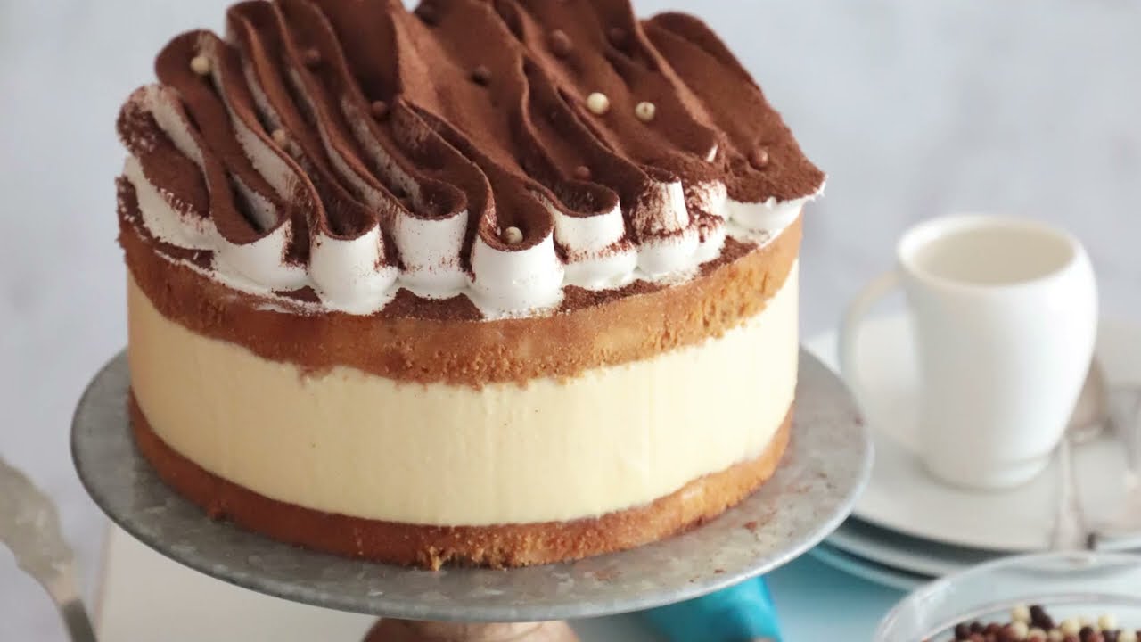 Tarta Helada de Tiramisu ☕️ 🍫 - ¡Deliciosa y muy fácil de hacer! - My Karamelli