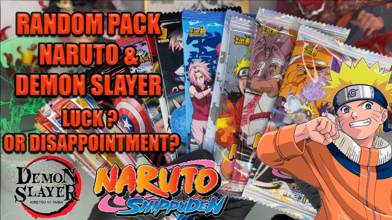 Random Booster  NARUTO & DEMON SLAYER + Bonus / Открываем Бустеры по Наруто и Клинку +Бонус