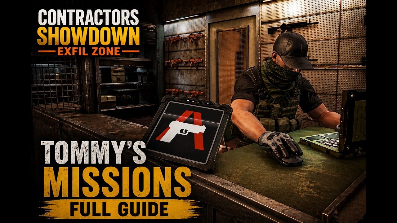 RadFox University: Tommy (ARK) Missions. Complete Task Guide. All 37 Quests. | Showdown Exfil Zone