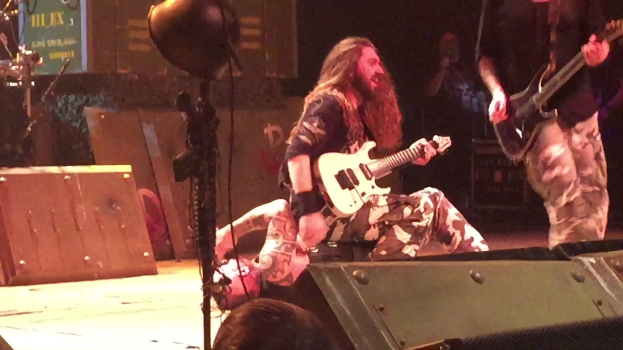 Joakim Brodén of Sabaton Gets Ambushed by Bandmate in Cleveland LIVE