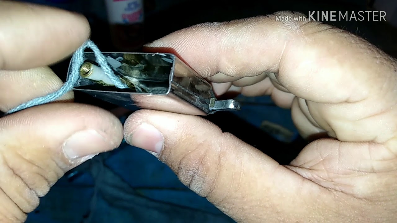 Reparación de encendedor tipo Zippo
