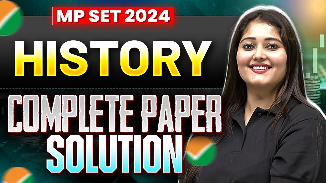 MP SET History Solution 2024 | MP SET Paper solution 2024  | MP SET 2024 History Solution