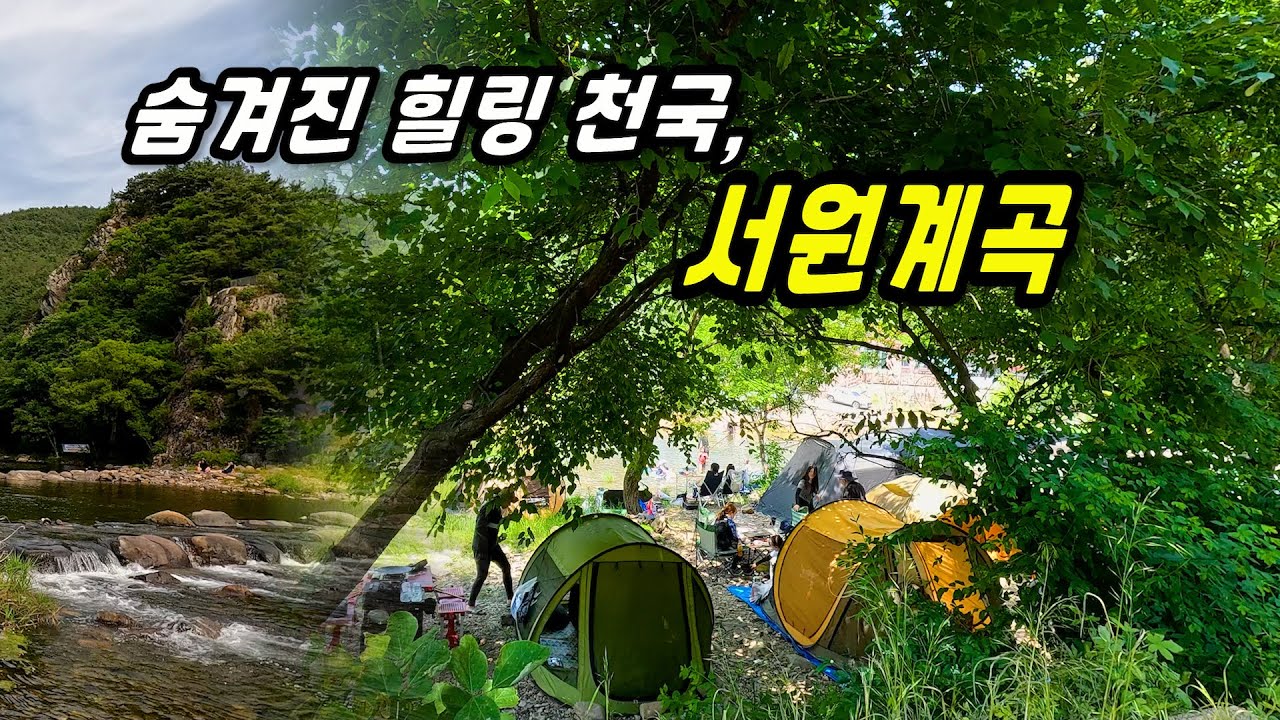 맑은 물, 완벽한 힐링! 서원계곡으로 떠나요!