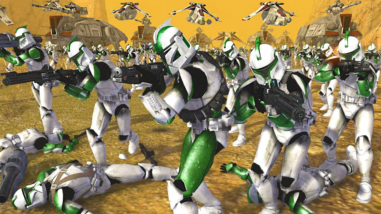 ELITE CLONE WARS INVASION! - Men of War: Star Wars Mod