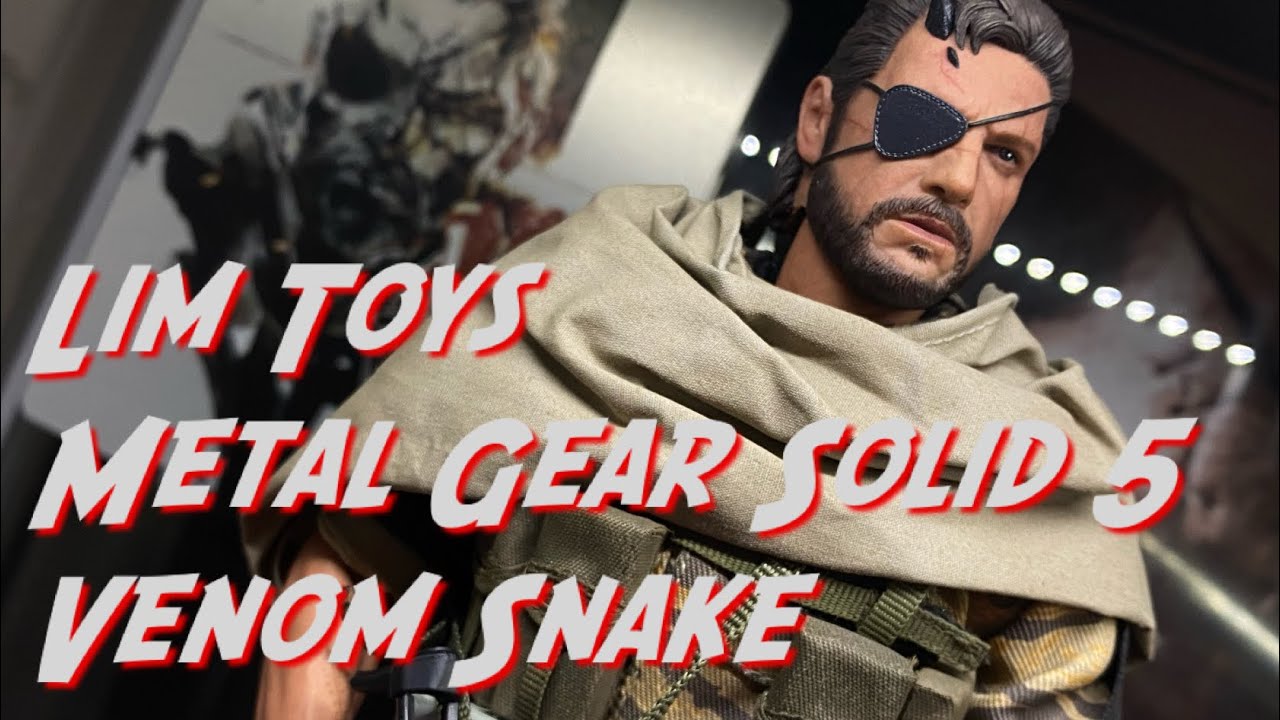 Limtoys Metal Gear Solid 5 Phantom Pain Venom Snake 1/6 Scale Display Showcase