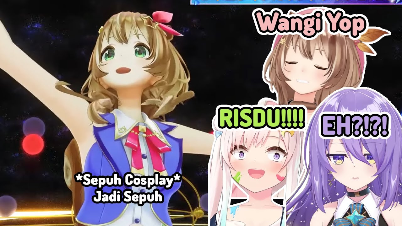 Reaksi Iofi Dan Moona Pas Lihat RIsu Pake Bajunya Sora-Senpai【Risu, Moona, Iofi/Hololive ID】