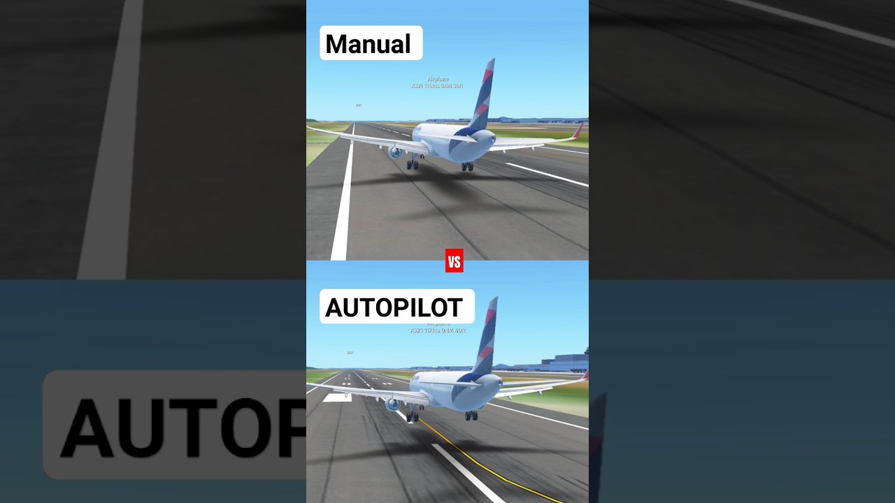 Autopilot VS Manual LANDING in Infinite Flight Simulator Android Gameplay #flightsimulation