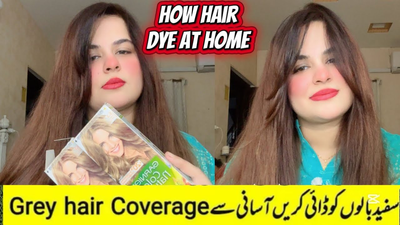 How to hair dye at home | Grey hair coverage by Ummeharam 