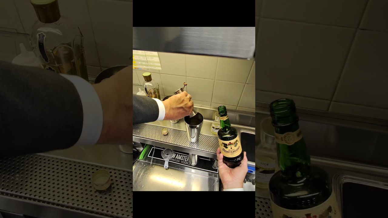 POV Bartender- Making a London Fog Cocktail #fyp #bartender #cocktail #trending #viral #pov #asmr